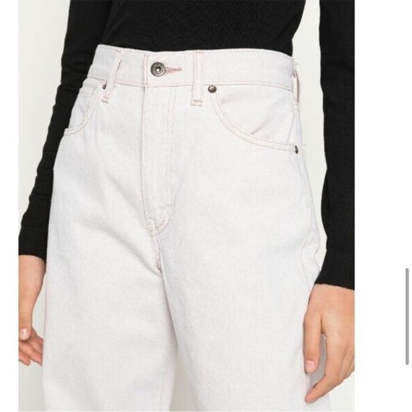 NWT Levis Made and Crafted Japanese Denim Column Pant Ankle Cream Sand Sz 32 - Picture 3 of 16